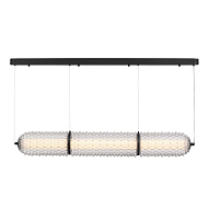 SL6144.413.01 Светильник подвесной ST-Luce черный/прозрачный LED 1*37W 4000K САГУАРО 500_191_2949813